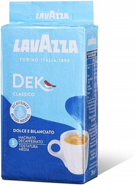 Lavazza DEK Bezkofeinowa 250g Kawa Mielona