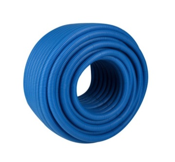 Кабельная труба голубая PESHEL 36/29 50м DIAMOND CRAMBERED PIPE