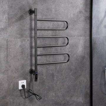 Styl czarno-okrągły 220V Elektryczny podgrzewacz d