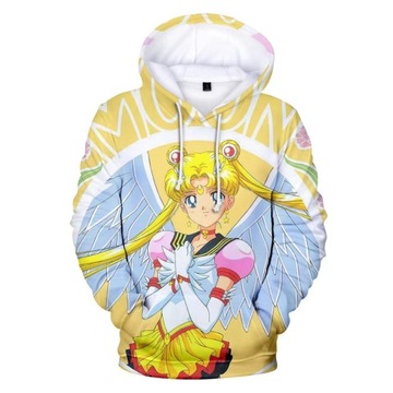 Bluza Sailor Moon 3D Czarodziejki z Księżyca