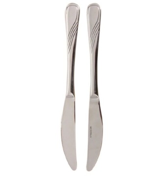 AMBITION NAPOLI KOMPLET 2 NOŻY OBIADOWYCH DLA 2 OSÓB POŁYSK ZAWIESZKA