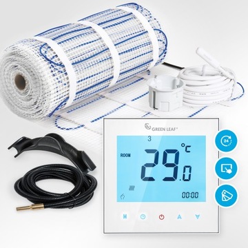 НАБОР SUNSTONE ПВХ T0 НАГРЕВАТЕЛЬНЫЙ КОВРИК 1,5 м2