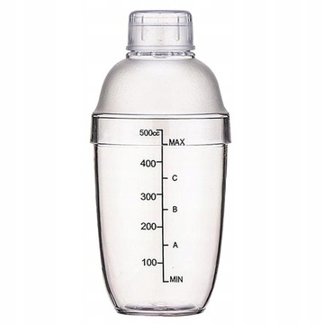 2x барменских шейкера Clear Drink, акриловые шейкеры
