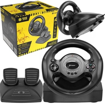 KIEROWNICA DO GIER Z PEDAŁAMI PC PS3 PS4 XBOX ONE