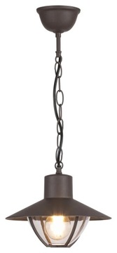 Lampa wisząca zewnętrzna ogrodowa tarasowa brązowa na łańcuchu Rabalux