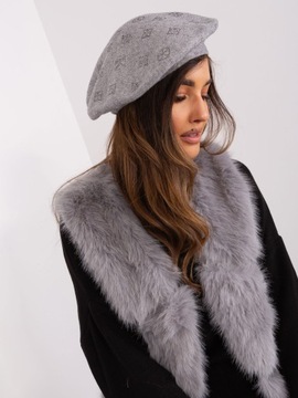 Klasyczny Dzianonowy Modny Stylowy BERET DAMSKI Zimowy