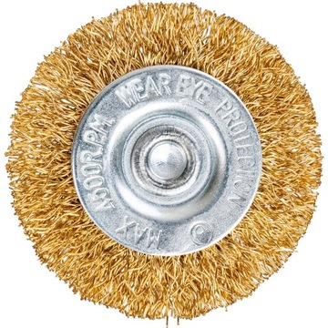 SZCZOTKA DO WIERT. TARCZOWA 50 MM MOSIĄDZ C4314