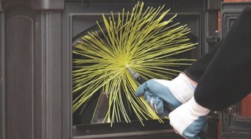 НАБОР ДЛЯ ЧИСТКИ ДЫМОХОДА СНИЗУ ЩЕТКА HANSA 6 МЕТРОВ