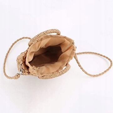 ПЛЯЖНАЯ СУМКА ИЗ ТКАНОЙ СОЛОМЫ РЮКЗАК КОРЗИНА