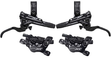 Hamulec SHIMANO DEORE XT - BR-M8120 - 4 Tłoczkowy - Komplet