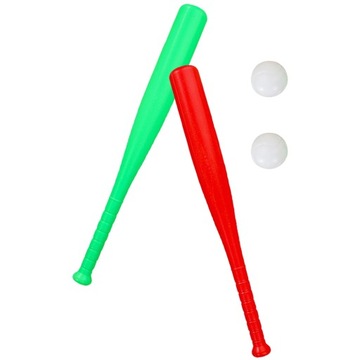 KIJ BEJSBOLOWY NA ZEWNĄTRZ ZABAWKA SPORTOWA TRENING REKWIZYTY ZABAWKI SPORTOWE DLA MALUCHÓW 43X4,5CM