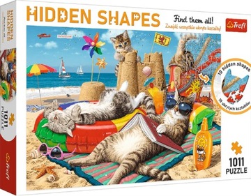 ПАЗЗЛ 1011 СКРЫТЫЕ ФОРМЫ CAT RELAX CREFL 10674