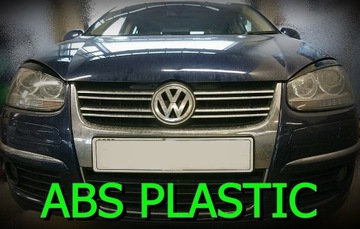 VW GOLF 5 брови // ЧЕРНЫЙ ///ПЛАСТИК ///АБС ///