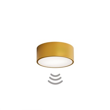 Lampa sufitowa Plafon CLEO 200 Złoty z Czujnikiem Ruchu