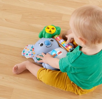 ИНТЕРАКТИВНАЯ игрушка МЕДВЕДЬ КОАЛА FISHER PRICE LINKIMALS для малыша +9 месяцев