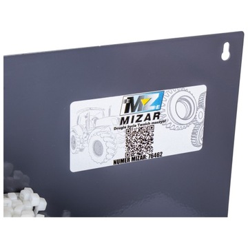 НАБОР БЕЛЫХ КАБЕЛЬНЫХ СТЯЖЕК 500 шт. Органайзер MIZAR с кабельными стяжками