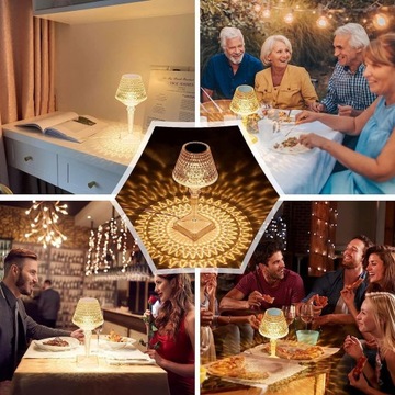 СВЕТОДИОДНАЯ СЕНСОРНАЯ ЛАМПА CRYSTAL DIAMOND RGB + ПУЛЬТ ДУ USB