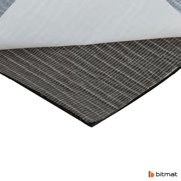MATA ZA GRZEJNIK samoprzylepna 3mm 0,5m2 na ścianę pianka gumowa aluminium