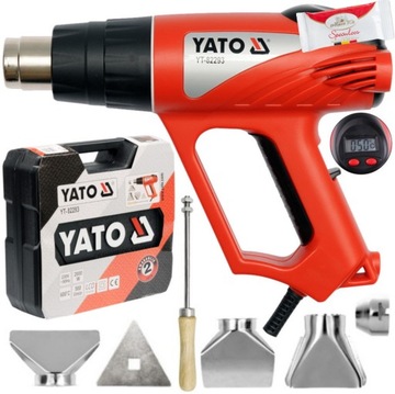 YATO OPALARKA 2000W 70~600°C AKCESOR LCD YT-82293