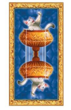 ИГРОВЫЕ КАРТЫ ТАРО БЕЛЫХ КОТОВ НАБОР КАРТ ТАРО БЕЛЫХ КОШЕК