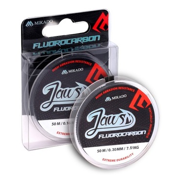 ŻYŁKA - FLUOROCARBON – 0.30mm – 50m – MIKADO