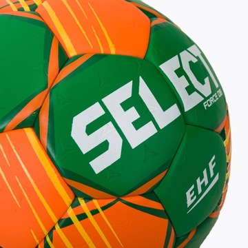 Select Force DB EHF Junior 2 гандбольная зелено-оранжевая 11732 2