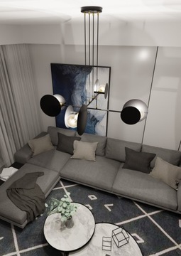 НОВЫЙ ПОДВЕСНОЙ СВЕТОДИОДНЫЙ СВЕТИЛЬНИК СОВРЕМЕННАЯ ИДЕЯ EMIBIG