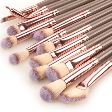 НАБОР КИСТЕЙ для макияжа 12 шт. КИСТИ ДЛЯ МАКИЯЖА