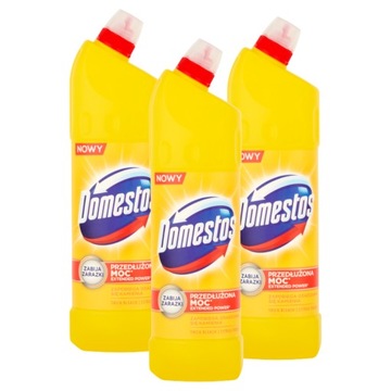 3X DOMESTOS PRZEDŁUŹONA MOC CITRUS ŻEL 1L