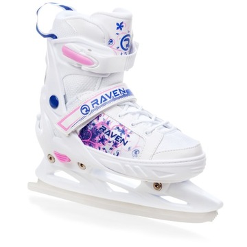 Rolki Łyżwy Wrotki 4w1 Regulowane RAVEN Meia 28-32 Kółko LED