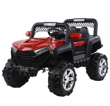 AUTO NA AKUMULATOR 4X4 JEEP BUGGY SOLIDNE DUŻE KLAKSON USB MP3 PILOT MOCNE