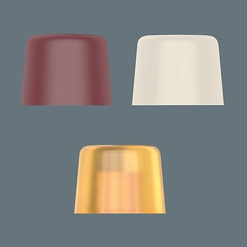 МОЛОТОК ИЗ ЖЕСТКОГО ПЛАСТИКА 100G, 22MM 05000305001 WERA