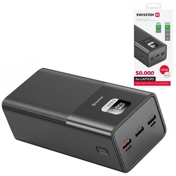 Powerbank SWISSTEN 50000 mAh do laptopa smartfona