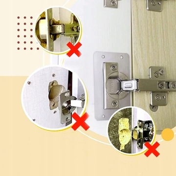 РЕМОНТНАЯ НАКЛАДКА ПЕТЛИ ДЛЯ РЕМОНТА ШКАФА 8x