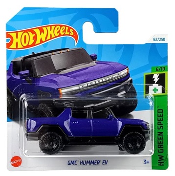 HOT WHEELS GMC HUMMER EV HW GREEN SPEED HTD16 2024