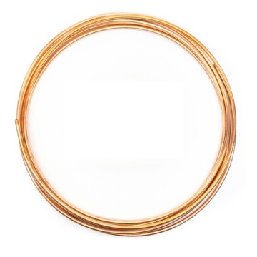 Труба медная мягкая круг 10 метров размер 8x1 для медного монтажа