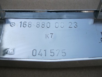 LIŠTA MŘÍŽKY CHLADIČŮ PŘEDNÍ MERCEDES A W168 97-04 1688800023
