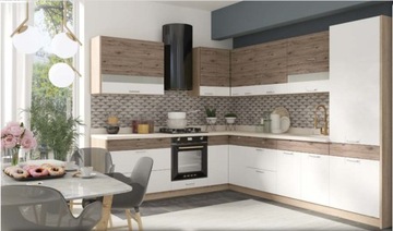 Кухня ECONO 1 МДФ белый глянец СДЕЛАНО НА ЗАМЕР ДИЗАЙН