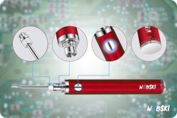 Небольшой прецизионный БЕСПРОВОДНОЙ USB-паяльник