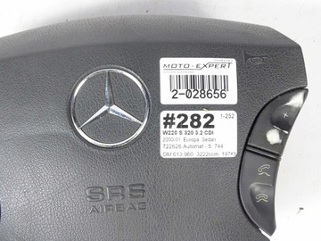 MERCEDES S TŘÍDA W220 ULOŽENÍ AIRBAG ŘIDIČE