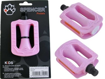 Pedały do rowerów 12-16 cali Spencer PINK (para)