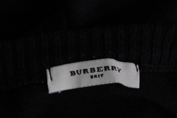 BURBERRY BRIT CZARNY SWETER MĘSKI WEŁNA S/M BDB