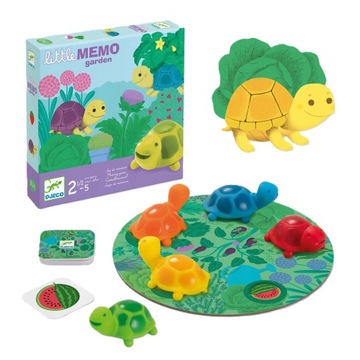 DJECO Gra planszowa pamięciowa LITTLE MEMO GARDEN