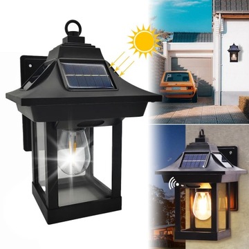 KINKIET SOLARNY ZEWNĘTRZNY LED KINKIET OGRODOWY LAMPA SOLARNA LED KINKIET