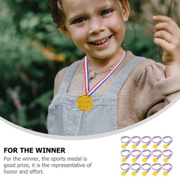 25 шт. металлические медали, студенческая спортивная медаль для