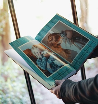 Фотокнига А4 вертикальная 60 страниц, фотоальбом