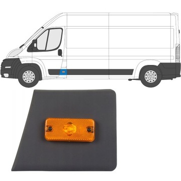 Listwa słupka obrys Ducato Boxer Jumper 2006-