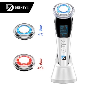 EMS МАССАЖЕР ДЛЯ ЛИЦА 7в1 МЕЗОТЕРАПИЯ ЛИФТИНГ УЛЬТРАЗВУК КРИОТЕРАПИЯ LED