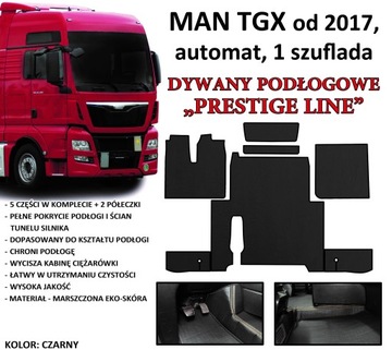 Коврики PRESTIGE LINE Man TGX 2017 г. 1 ящик