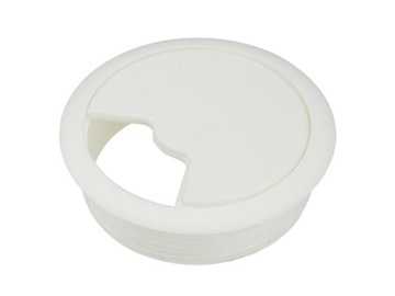 ZAŚLEPKA PRZELOTKA BIAŁA PRZEPUST DO BIURKA Fi60